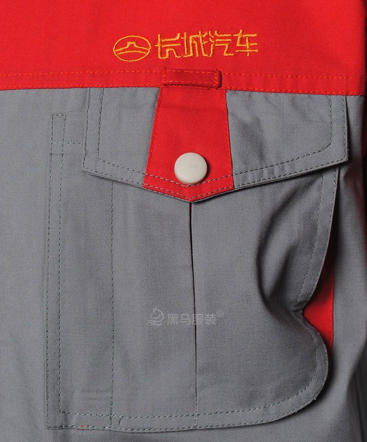 長(zhǎng)城汽車工作服前襟LOGO